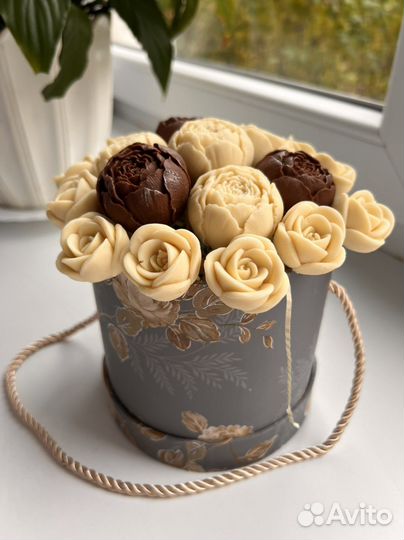 Шоколадные цветы