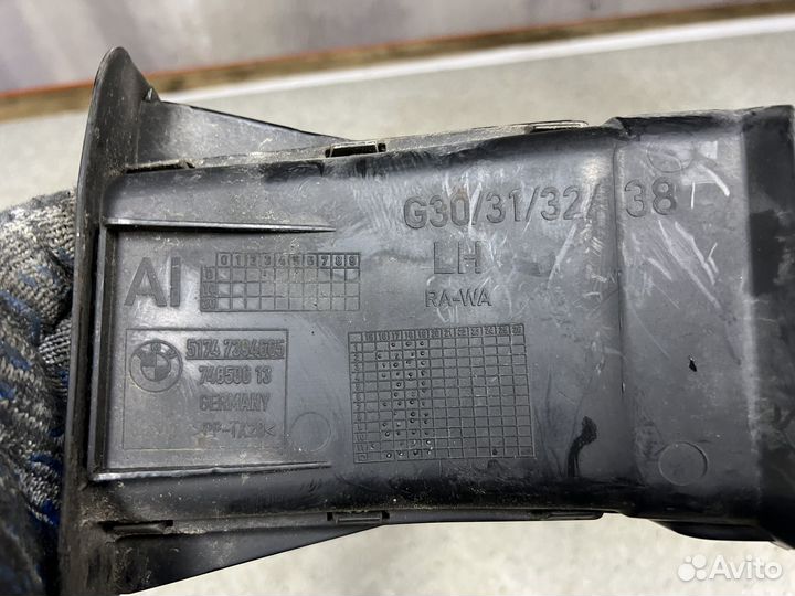 Воздуховод тормозов левый BMW G30 G31 G32