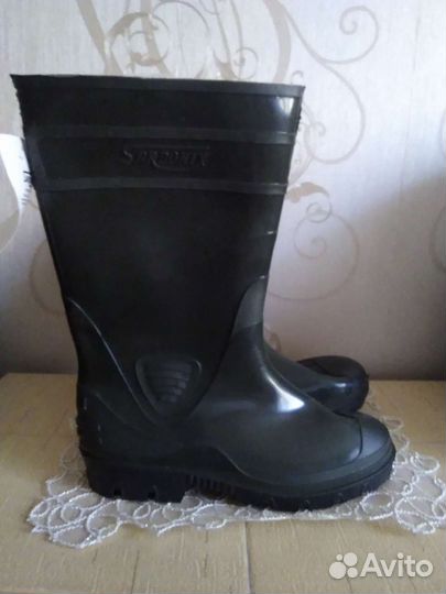 Сапоги резиновые мужские 41 новые