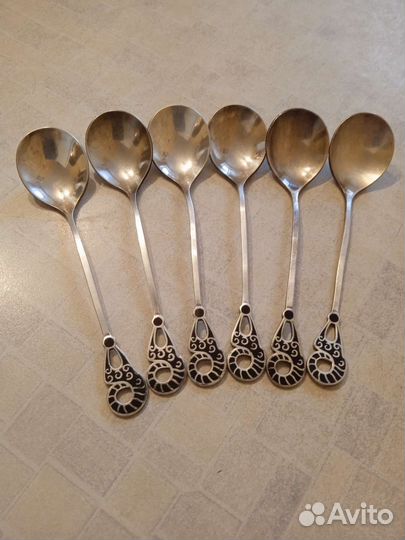 Чайные ложки мельхиор