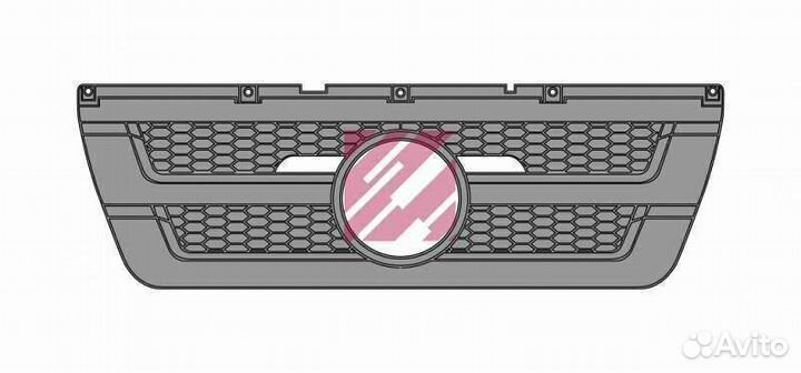 Решетка радиатора с сеткой Mercedes Actros