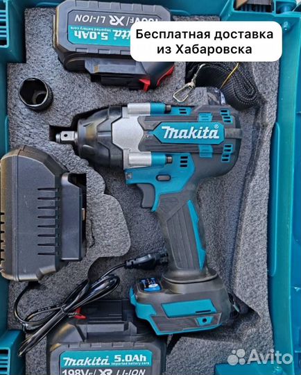 Аккумуляторный гайковерт Makita 800 н.м. (Арт.8229