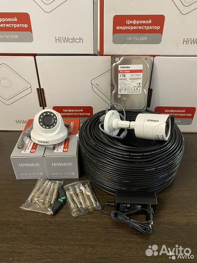 Установка видеокамер / монтаж видеонаблюдения