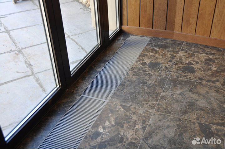 Конвектор в пол KWH 420-140-600 мощность 414 Вт