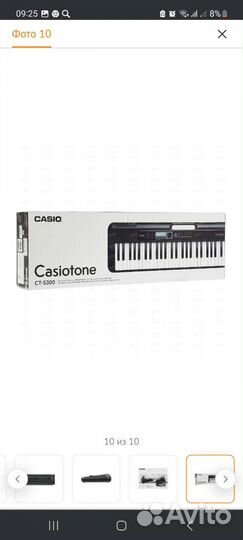 Синтезатор casiotone ct-s300