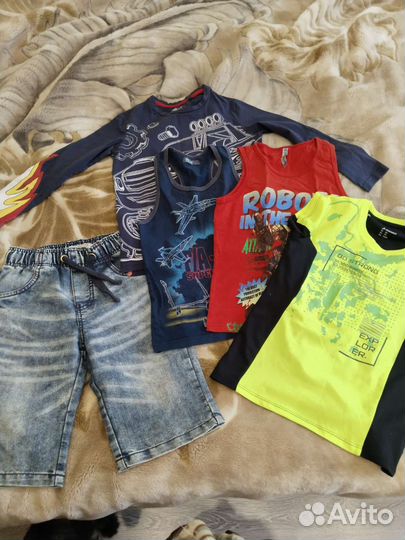 Вещи пакетом на мальчика 116- 128