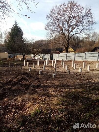 Фундамент / Жб, Бетонные, Железобетонные сваи