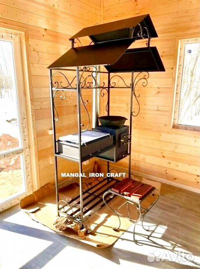 Беседка с мангалом