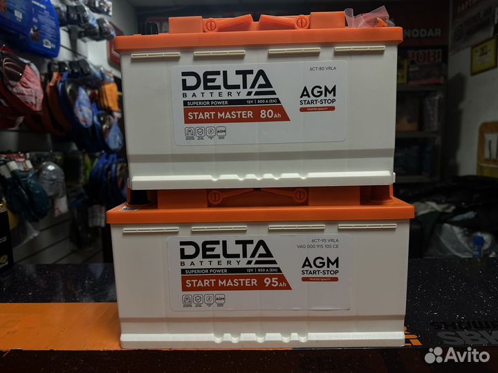 Аккумулятор agm delta 80,95