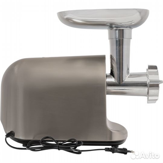 Мясорубка электрическая hiberg MG 400 X, стальной