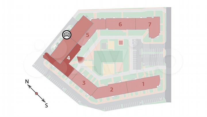 Квартира-студия, 24,7 м², 12/12 эт.