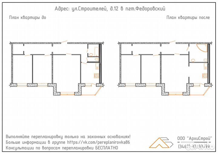 Перепланировка квартир