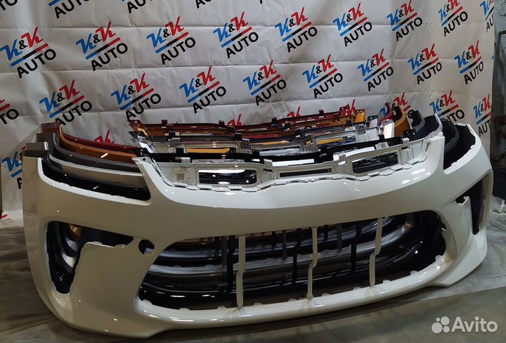 Бампер передний Kia Rio 4 2017, 2018, 2019, 2020