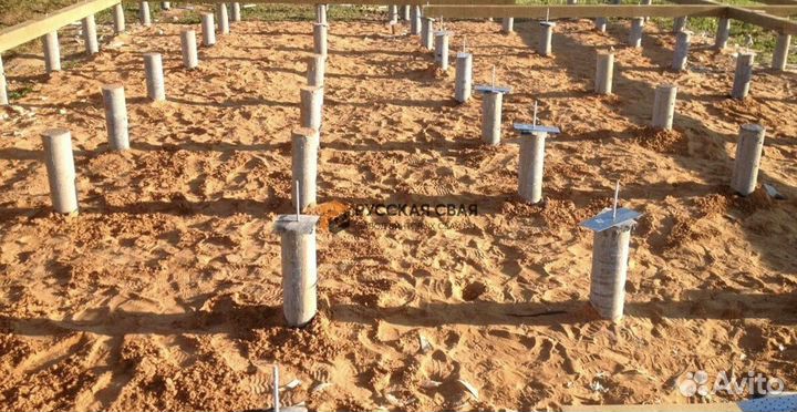 Бурения ям для свай буронабивные (350 мм)