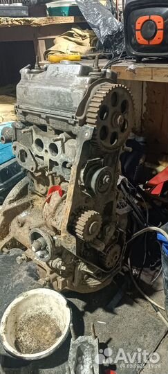 Мотор и кпп ока