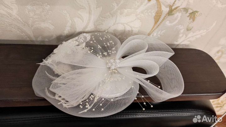 Свадебная шляпка на голову