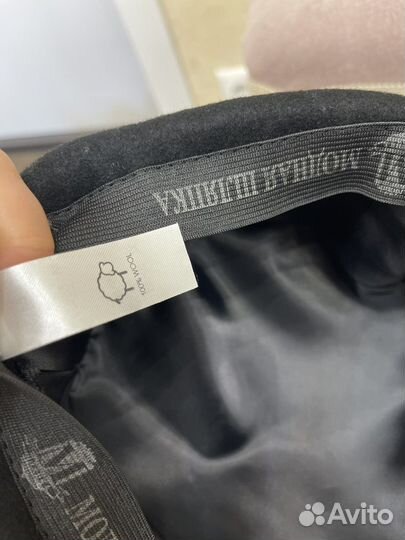 Трендовая фуражка натуральная шерсть