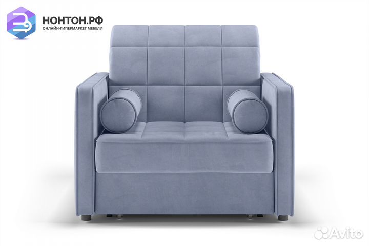 Кресло аккордеон Модо светло-серое