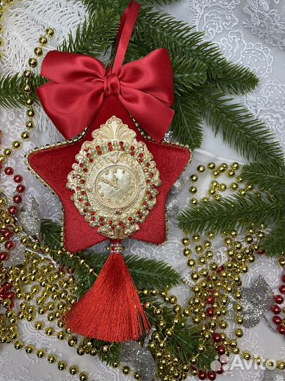 Новогодние елочные игрушки ручной работы