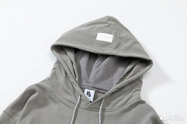 Худи Nike x Fear of God Grey Флис