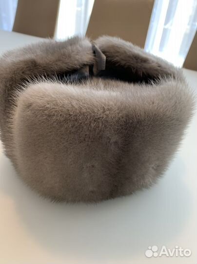 Мужская шапка, норка, р. 58