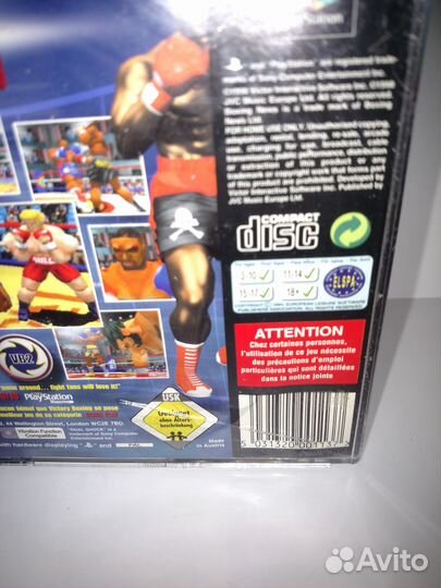 Victory Boxing 2 для PS1 (PAL) Лицензия