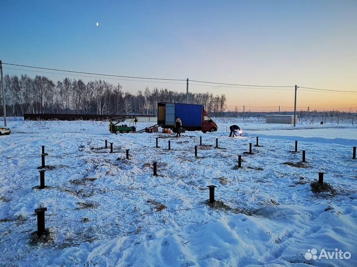 Винтовые сваи под ключ монтаж установка