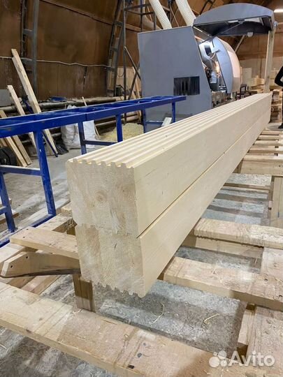 Сухой профилированный брус из ели 150х200х6000