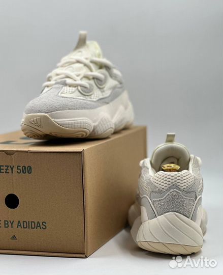 Кроссовки Adidas Yeezy 500 Bone White