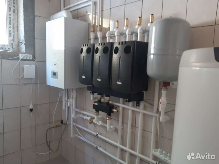 Установка Ремонт котлов Теплые полы Отопление