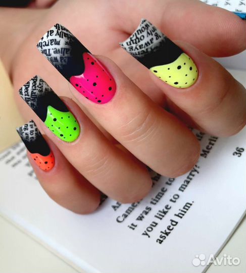 Маникюр с покрытием гель-лак. Наращивание