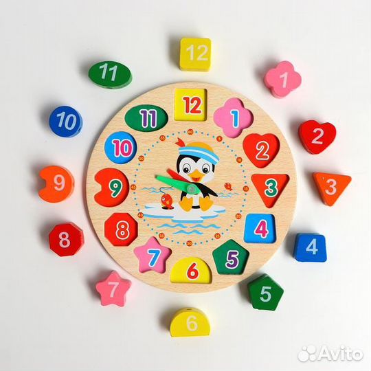 Набор детских развивающих игрушек Монтессори 10 шт