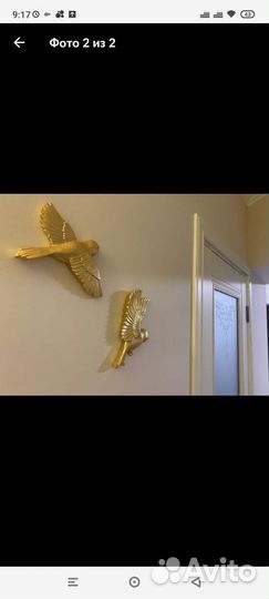 Птички панно декор на стену