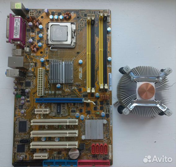 Материнская плата asus p58 se с процессором е 2180