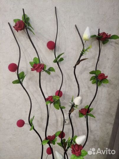 Искусственные цветы для декора