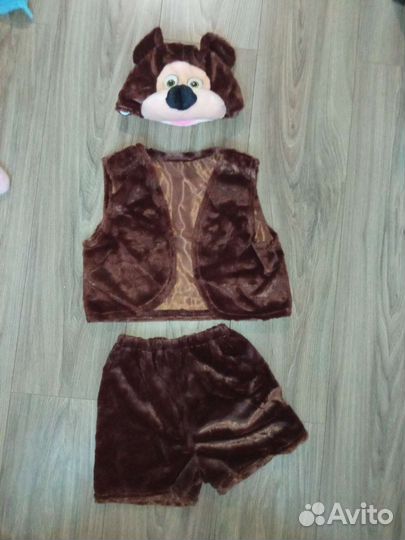 Новогодний костюм мишка для мальчика 104