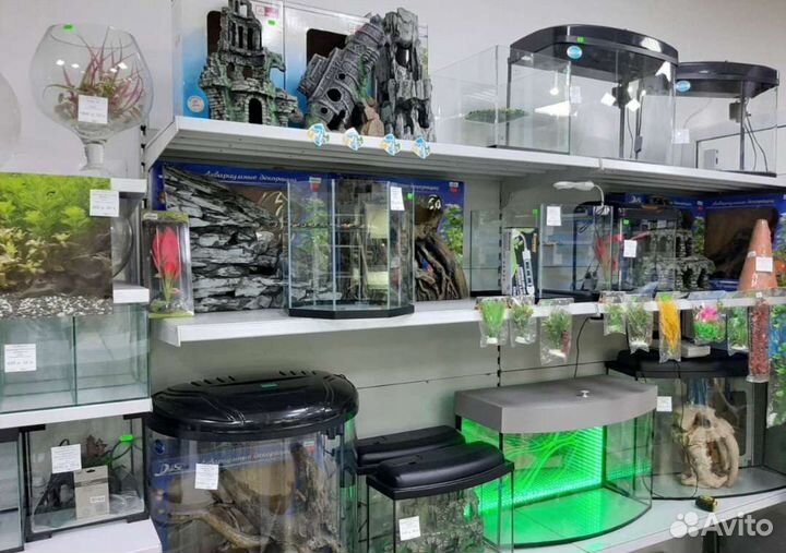 Аквариумы от 4л до 200л