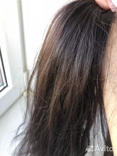 Волосы для наращивания каштан