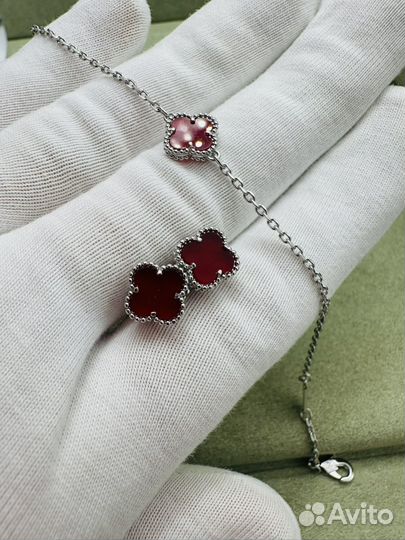 Браслет и серьги van cleef