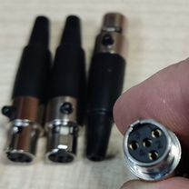 Штекер mini XLR 4 pin