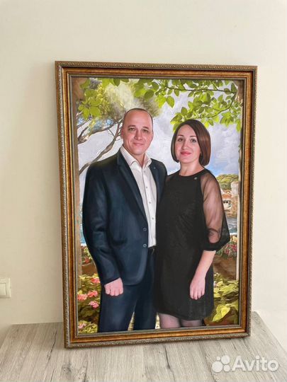 Портрет по фото на холсте в Воронеже