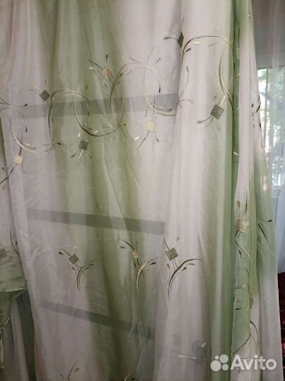 Тюль готовая б/у