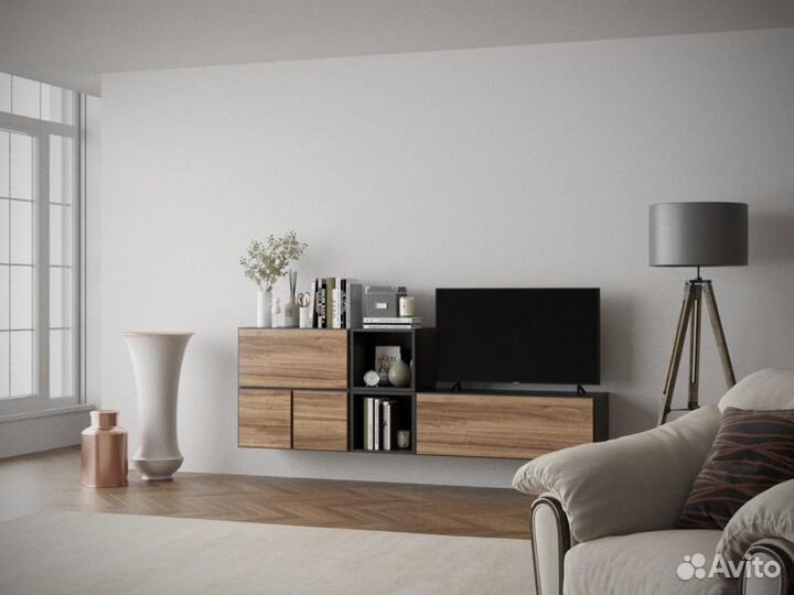 Подвесная тумба под телевизор