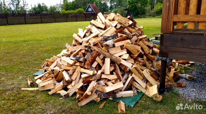 Дрова Ольха любого объема навалом