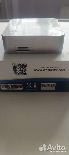 WiFi роутер переносной worldsim, павербанк