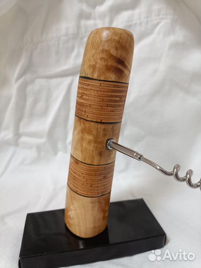 Штопор ручной работы. Береста, сувель