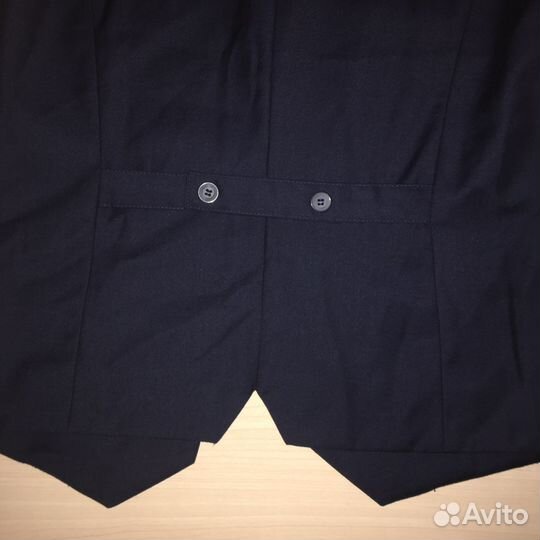 Жилет школьный синий для мальчика 158