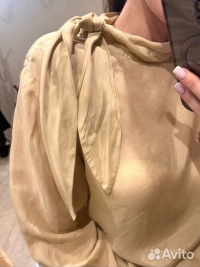 Блузка женская шелковая