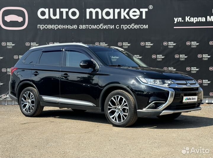 Mitsubishi Outlander 2.0 CVT, 2015, 182 000 км