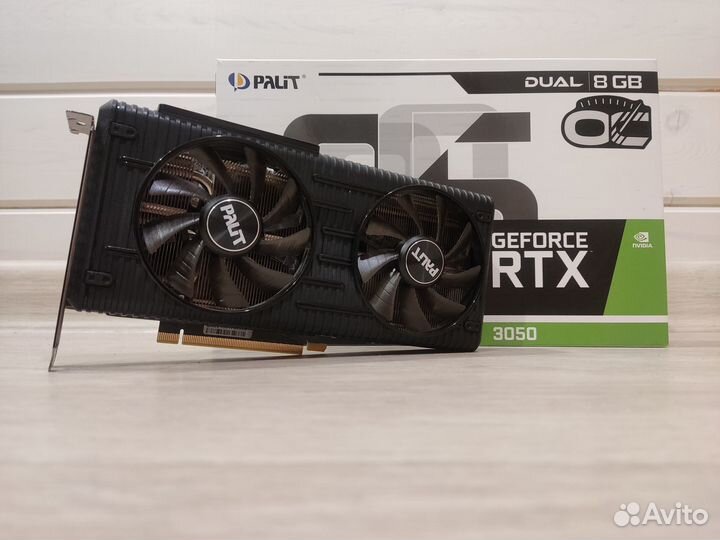 RTX 3050 Palit Dual OC 8 GB Видеокарта